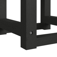 Ridgemont Black with Grain/White Dressing Stool - Ornate Home