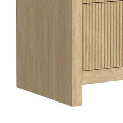 Ridgemont Natural 2-Drawer Nightstand with USB - Ornate Home