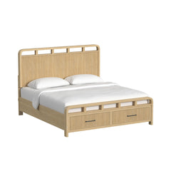 Ridgemont Natural 3-Piece King Storage Bedroom Set