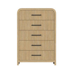 Ridgemont Natural 5-Drawer Chest - Ornate Home
