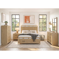 Ridgemont Natural 5-Piece Full Storage Bedroom Set