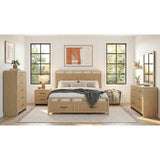 Ridgemont Natural 5-Piece King Storage Bedroom Set