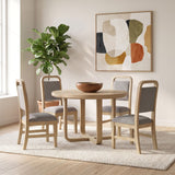 Ridgemont Natural 5-Piece Standard Height Dining Set with Round Table & Four Chairs
