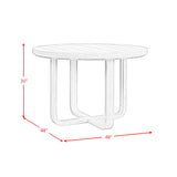 Ridgemont Natural 5-Piece Standard Height Dining Set with Round Table & Four Chairs