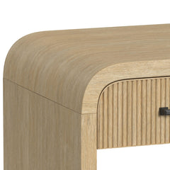 Ridgemont Natural End Table with USB - Ornate Home