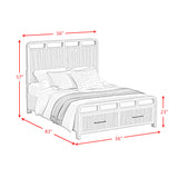 Ridgemont Natural Full Storage Bed - Ornate Home
