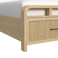 Ridgemont Natural King Storage Bed