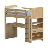 Ridgemont Natural Loft Bed Bunk Bed - Ornate Home