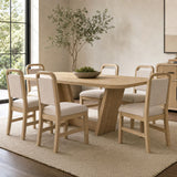 Ridgemont Natural/White Dining Side Chair (Set of 2) - Ornate Home