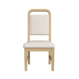 Ridgemont Natural/White Dining Side Chair (Set of 2) - Ornate Home