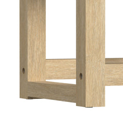 Ridgemont Natural/White Dressing Stool - Ornate Home