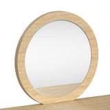 Ridgemont Natural and Mirror Vanity Set - Ornate Home