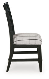 Ridgester Beige/Black Dining Chair (Set of 2) (Online Special Price) - Ornate Home