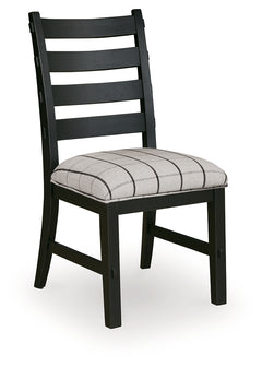 Ridgester Beige/Black Dining Chair (Set of 2) - Ornate Home