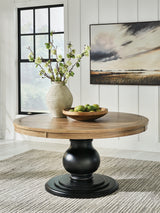 Ridgester Light Brown/Black Dining Table (Online Special Price) - Ornate Home