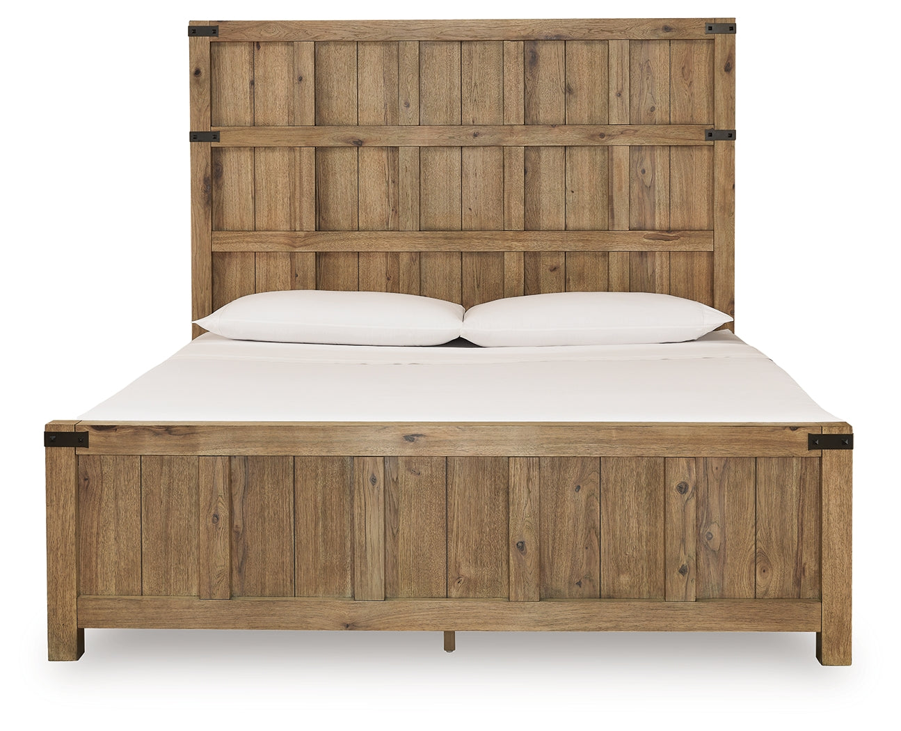 Ridgester Light Brown California King Panel Bed (Online Special Price) - Ornate Home
