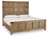 Ridgester Light Brown California King Panel Bed - Ornate Home