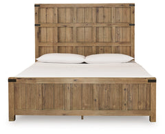 Ridgester Light Brown California King Panel Bed - Ornate Home