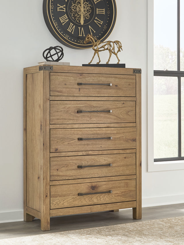 Ridgester Light Brown Chest of Drawers (Online Special Price) - Ornate Home