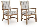 Ridgester Light Brown Dining Arm Chair (Set of 2) (Online Special Price) - Ornate Home