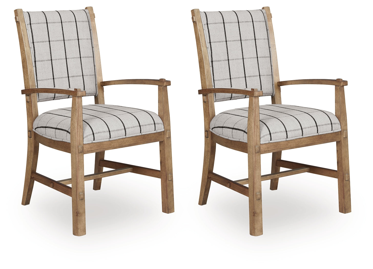 Ridgester Light Brown Dining Arm Chair (Set of 2) (Online Special Price) - Ornate Home