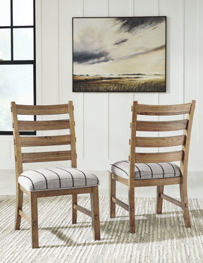 Ridgester Light Brown Dining Chair (Set of 2) (Online Special Price) - Ornate Home