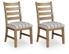 Ridgester Light Brown Dining Chair (Set of 2) - Ornate Home