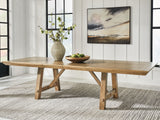 Ridgester Light Brown Dining Extension Table (Online Special Price) - Ornate Home