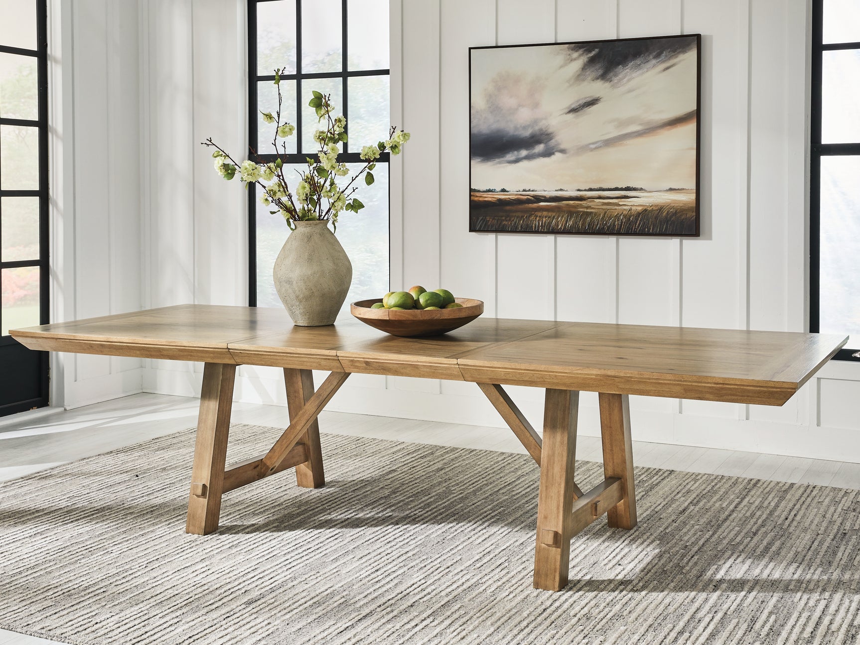 Ridgester Light Brown Dining Extension Table (Online Special Price) - Ornate Home