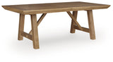 Ridgester Light Brown Dining Extension Table (Online Special Price) - Ornate Home