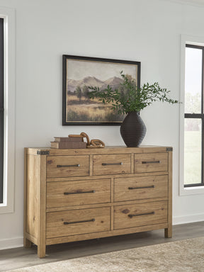 Ridgester Light Brown Dresser - Ornate Home