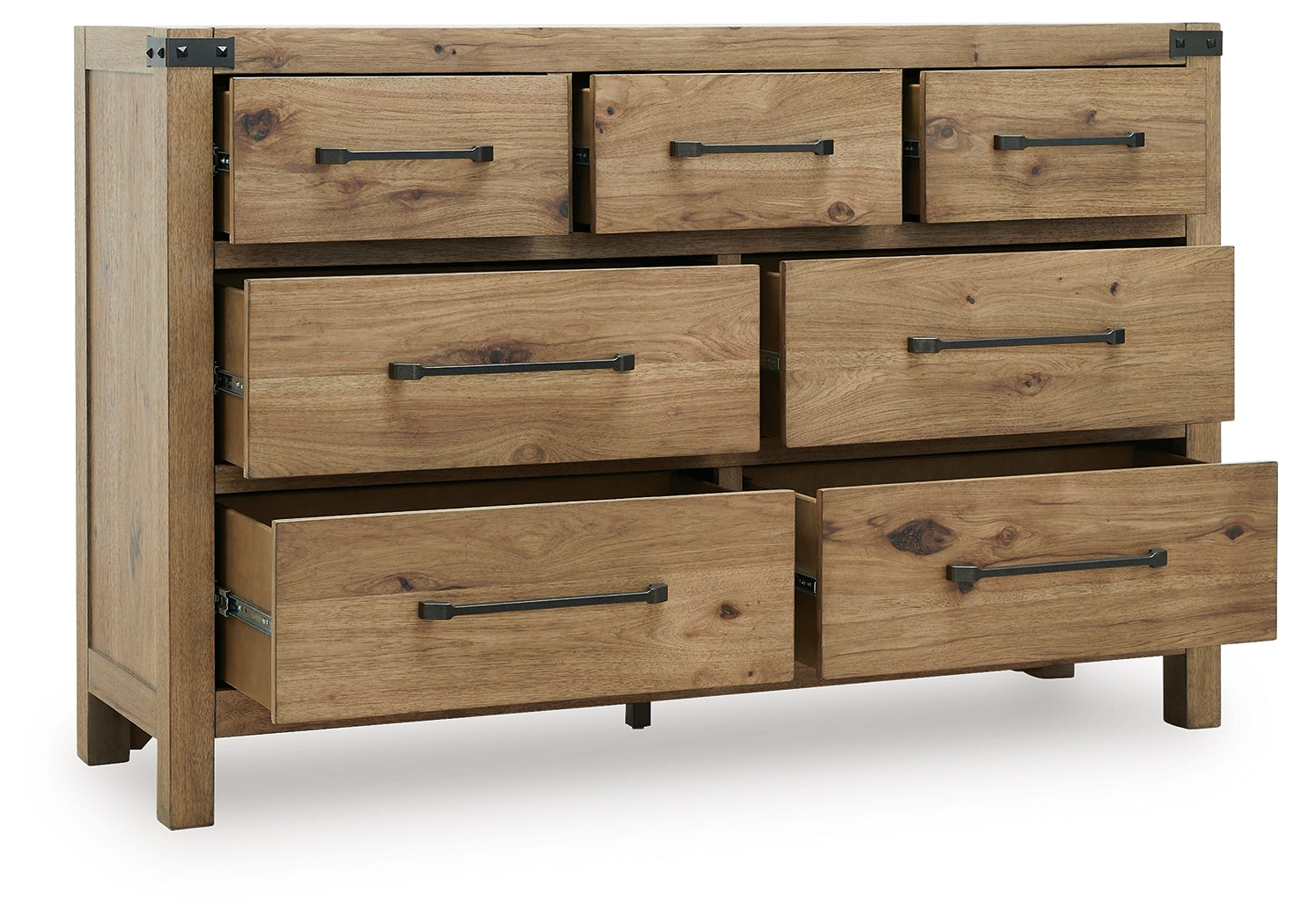 Ridgester Light Brown Dresser - Ornate Home