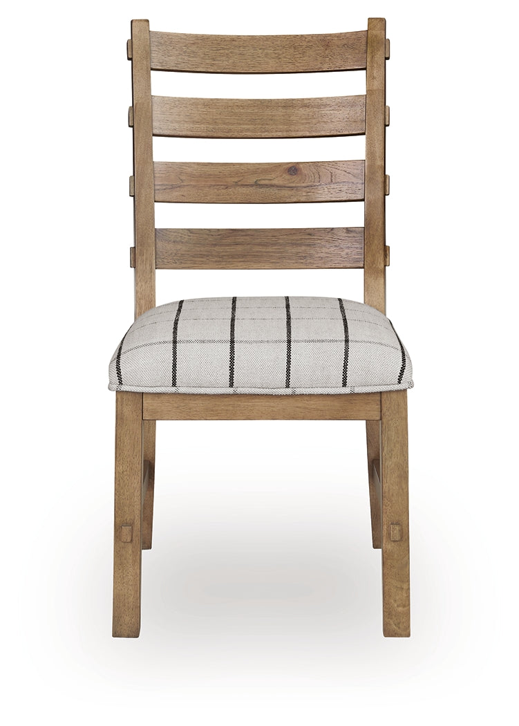 Ridgester Light Brown Extension Dining Table, 2 Arm Chairs and 4 Side Chairs (Online Special Price) - Ornate Home