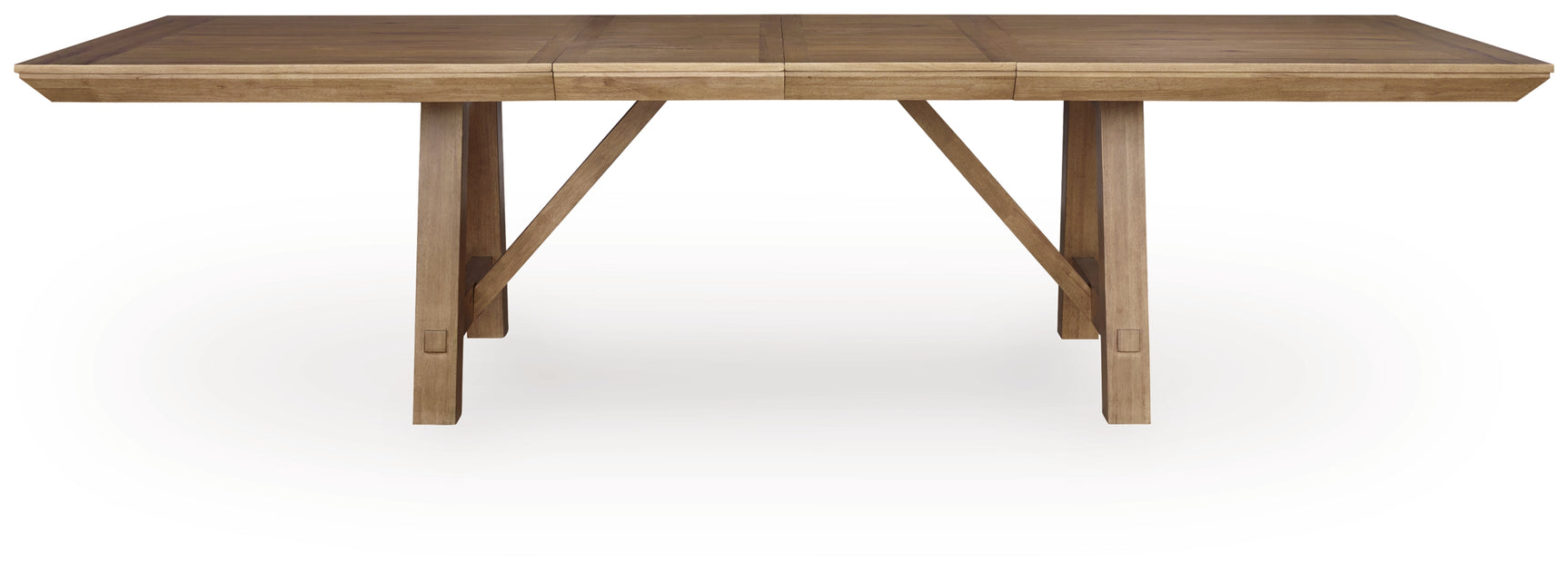 Ridgester Light Brown Extension Dining Table, 2 Arm Chairs and 4 Side Chairs (Online Special Price) - Ornate Home