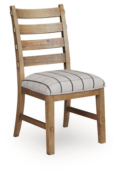 Ridgester Light Brown Extension Dining Table, 2 Arm Chairs and 4 Side Chairs - Ornate Home