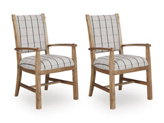 Ridgester Light Brown Extension Dining Table, 2 Arm Chairs and 8 Side Chairs - Ornate Home