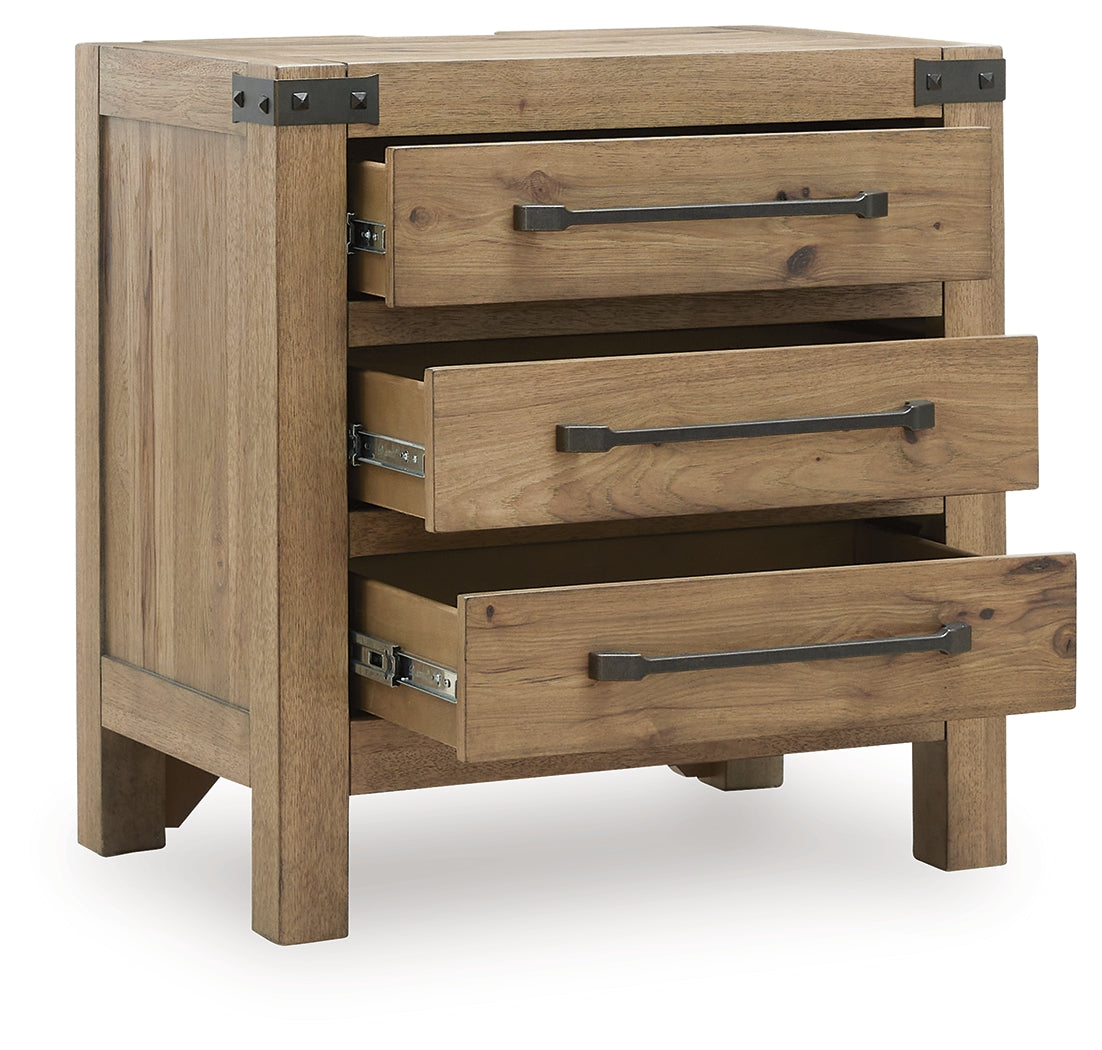Ridgester Light Brown Nightstand (Online Special Price) - Ornate Home