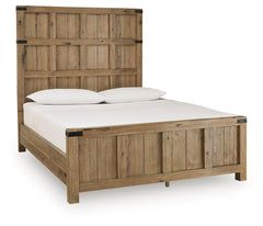 Ridgester Light Brown Queen Panel Bed - Ornate Home