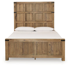 Ridgester Light Brown Queen Panel Bed - Ornate Home