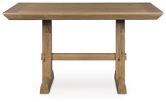 Ridgester Light Brown RECT Dining Room Counter Table - Ornate Home