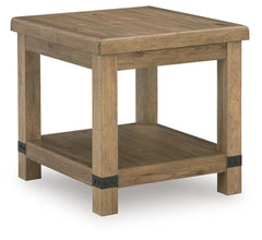 Ridgester Light Brown Rectangular End Table - Ornate Home