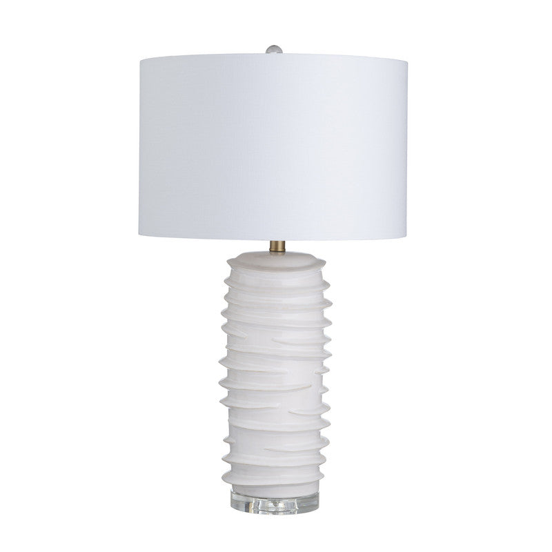 Ridgeway White Table Lamp (Set of 2) - Ornate Home