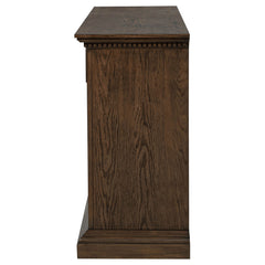 Ridgewell Dark Oak 2-drawer 4-door Dining Server - Ornate Home