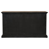 Ridgewell Dark Oak 2-drawer 4-door Dining Server - Ornate Home