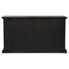 Ridgewell Dark Oak 2-drawer 4-door Dining Server - Ornate Home