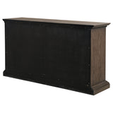 Ridgewell Dark Oak 2-drawer 4-door Dining Server - Ornate Home
