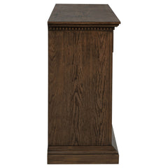 Ridgewell Dark Oak 2-drawer 4-door Dining Server - Ornate Home