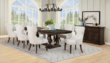 Ridgewell Dark Oak 2-drawer 4-door Dining Server - Ornate Home