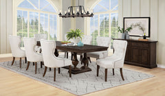 Ridgewell Dark Oak 2-drawer 4-door Dining Server - Ornate Home
