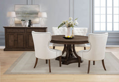 Ridgewell Dark Oak 2-drawer 4-door Dining Server - Ornate Home